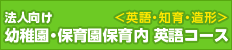幼稚園・保育園保育内コース ＜英語・知育・造形＞