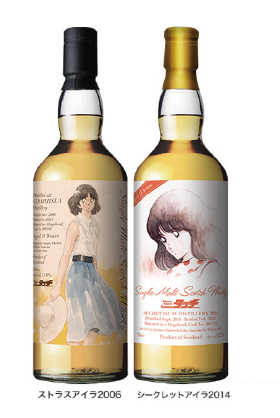 「WHISKEY MEW」の『タッチ』ラベル・ウイスキーの画像