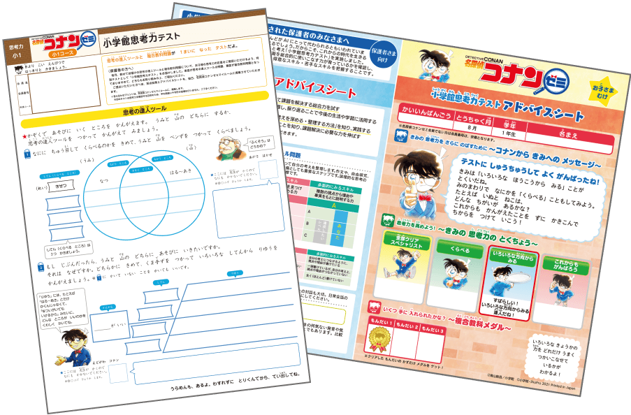 Shogakukan Thinking Test and Advice Sheet